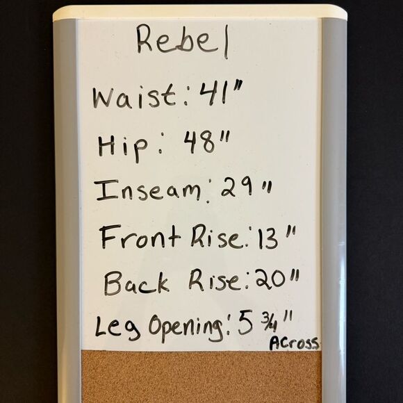 Rebel Wilson Rebel Angels The Pin Up Skinny Jean, 20W Medium Blue Whisker Wash - Picture 13 of 13